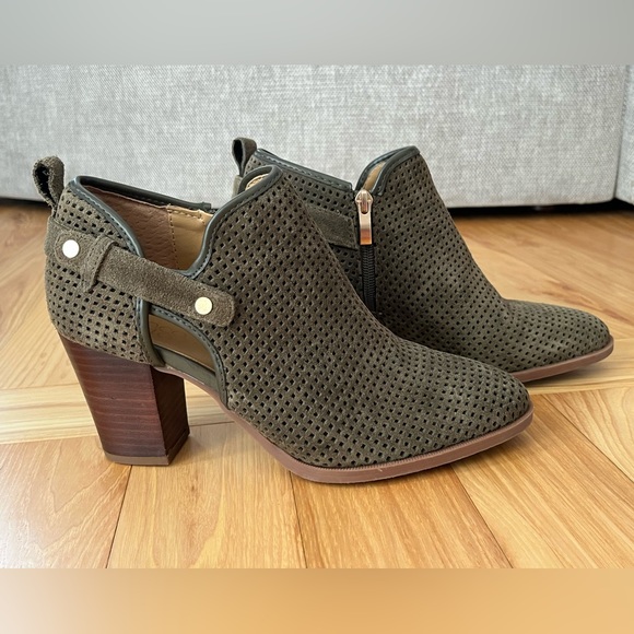 Franco Sarto Dale2 Ankle Boot Bootie sz 8.5M/ Olive Green / EUC - Picture 9 of 10